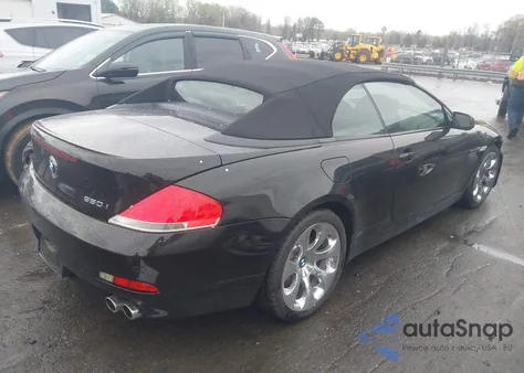2006 BMW 650I из США, поврежденный, VIN WBAEK13406CN77393